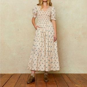 Christy Dawn Brooklyn Dress in Mums Ditsy Cream XS